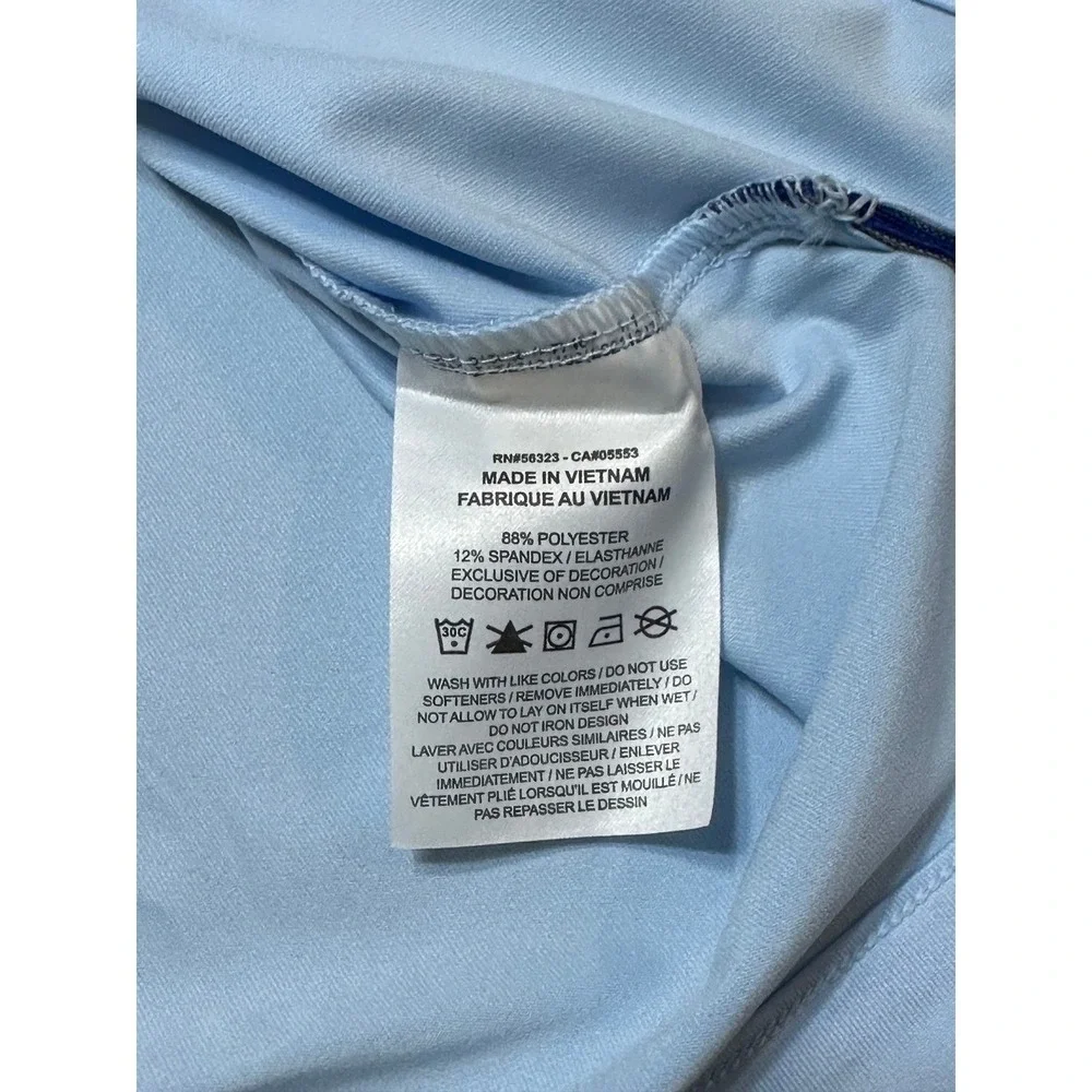 Nike Team USA Olympic Dri-FIT Polo Shirt Light Blue Mens Large (FV1908-441)